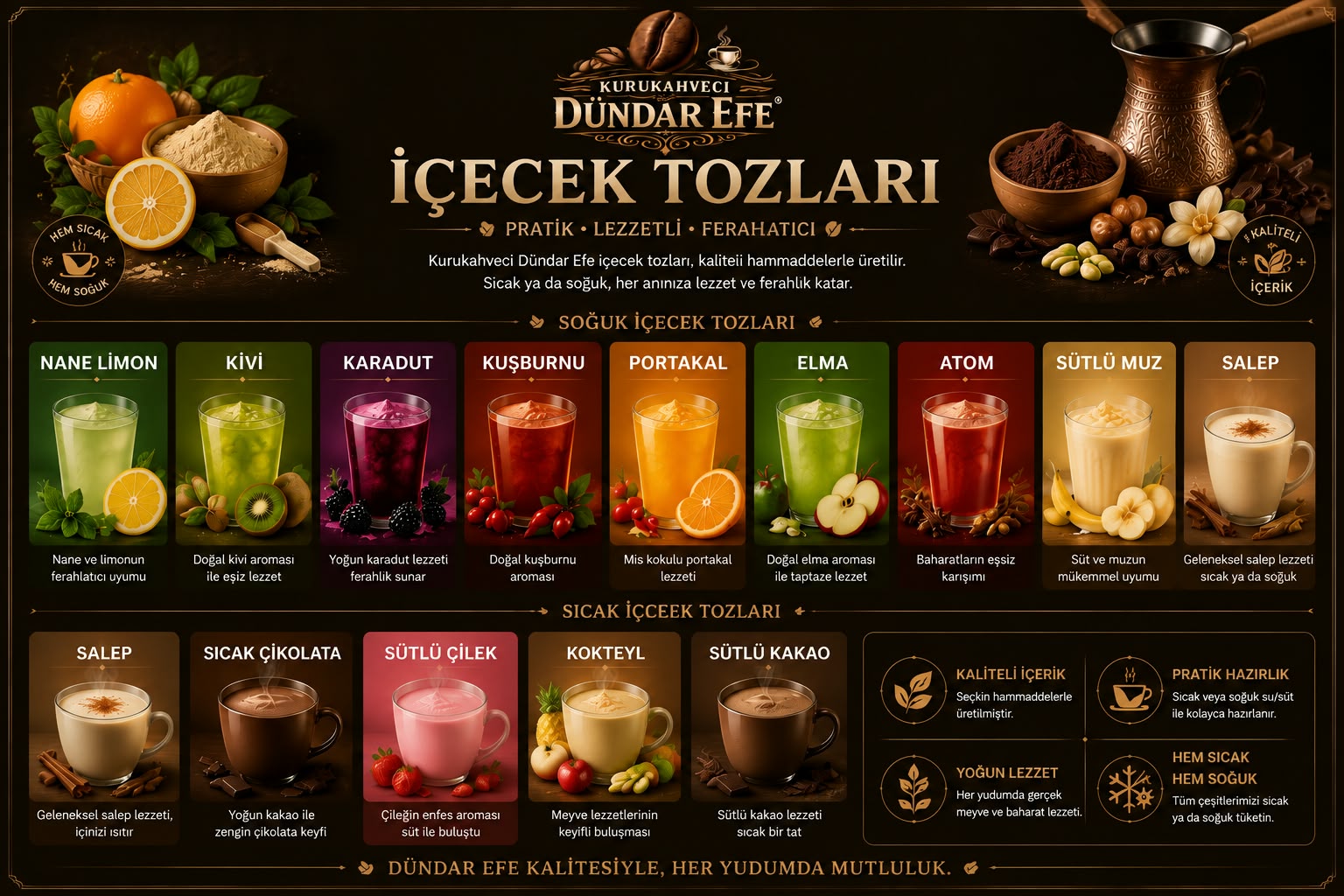 İçecek Tozları  - Kurukahveci Dündar Efe