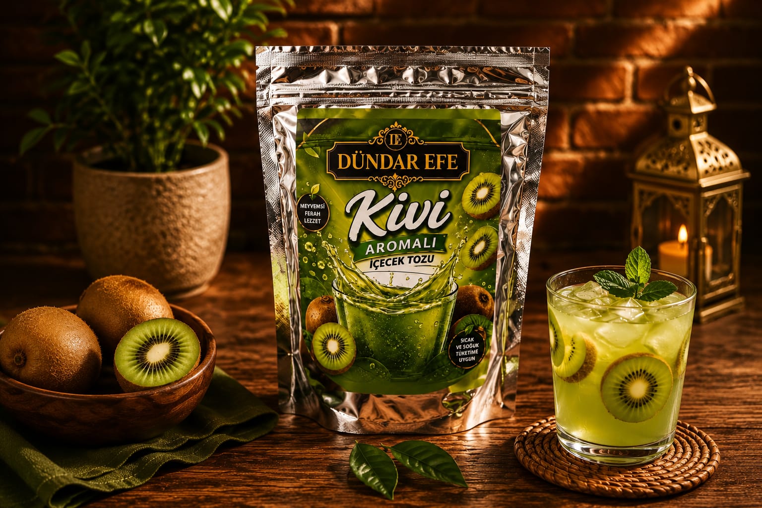 Kivi Aromalı İçecek Tozu 🥝